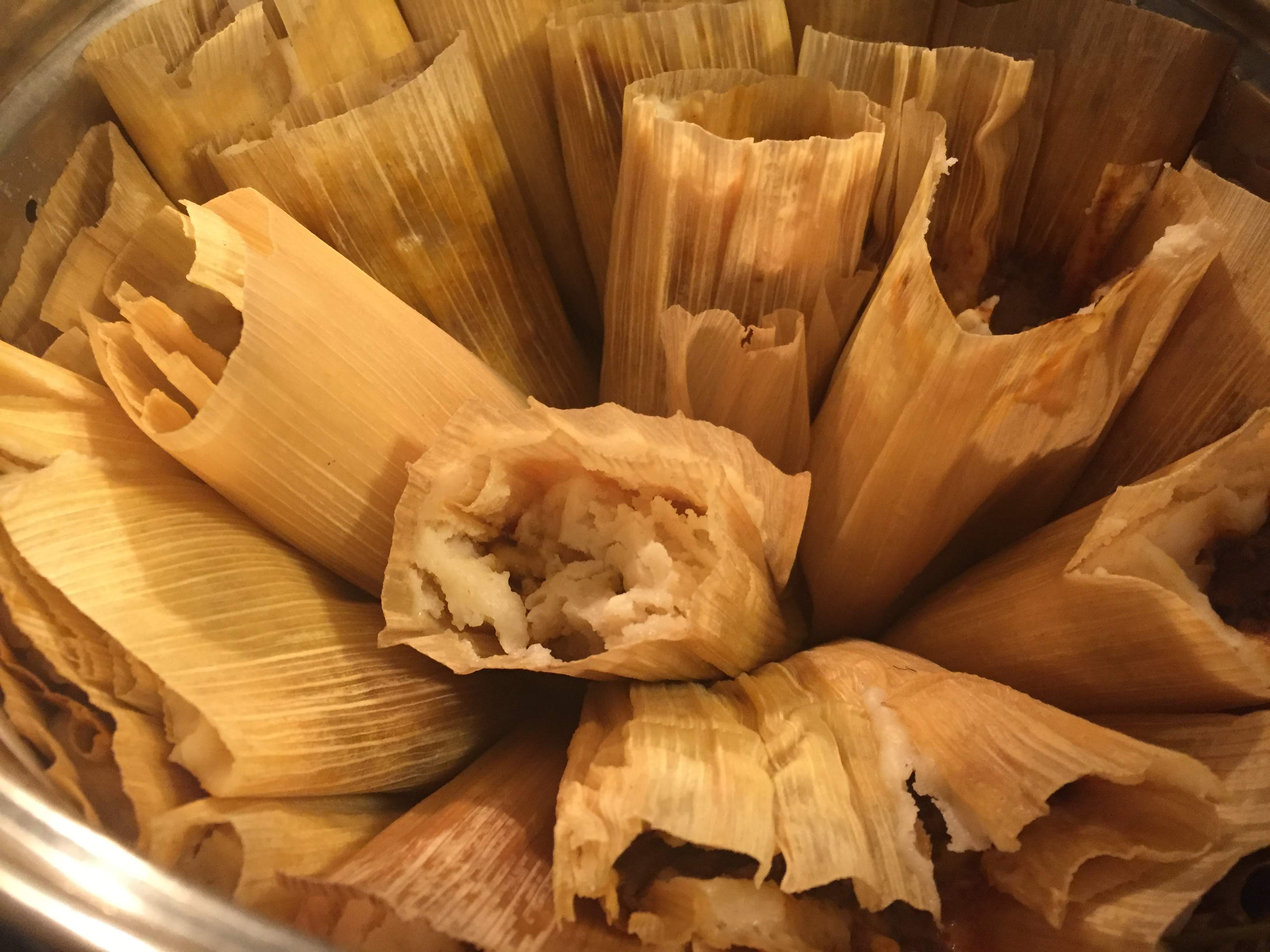 Homemade Tamales Check This Off Your Bucket List   Tamales Steamed 